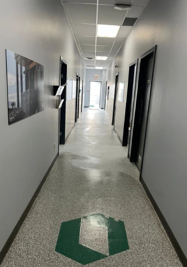 teller area sanitation