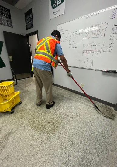 secure facility cleaning